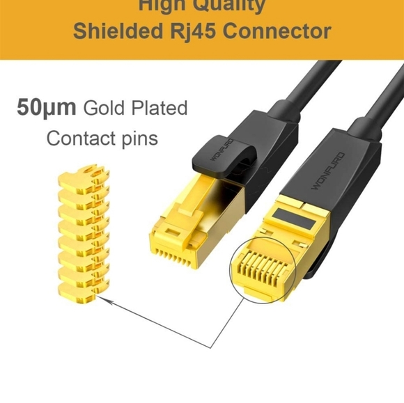 Cat8 Ethernet Cable for Rj45 Connectors, Ethernet Cord, Internet Cable … - Picture 4 of 7
